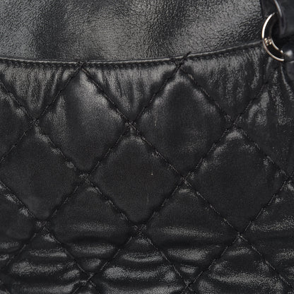 Chanel Iridescent Calfskin Quilted Relax CC Camera Case Black 14 of 16