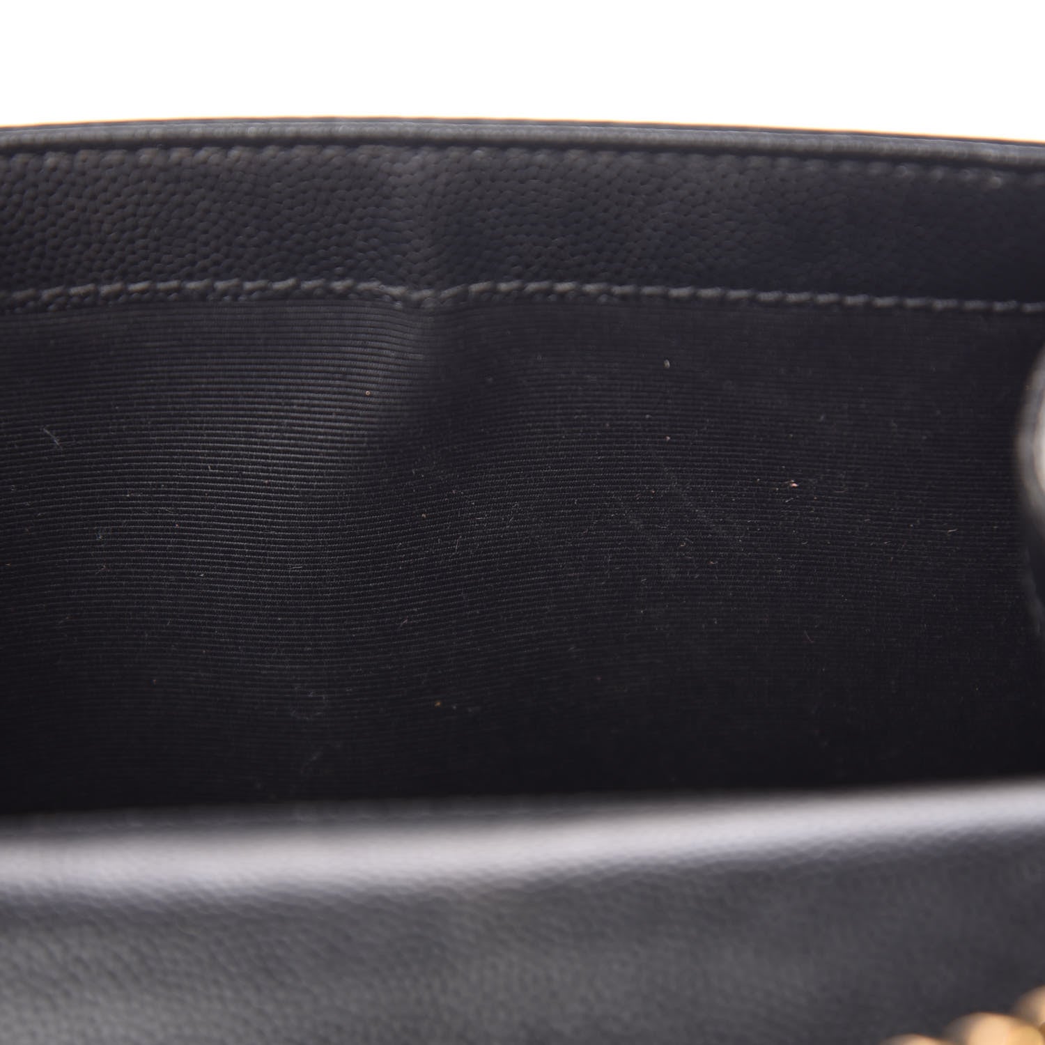 Saint Laurent Grain De Poudre Small Monogram Kate Satchel Black 8 of 16