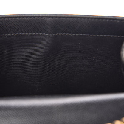 Saint Laurent Grain De Poudre Small Monogram Kate Satchel Black 8 of 16