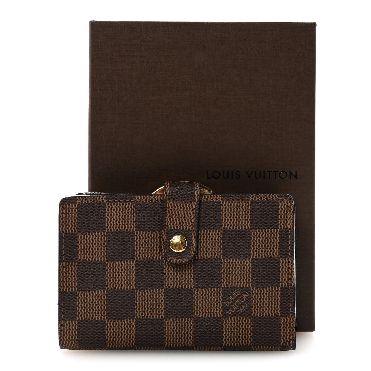 Damier Ebene French Purse Wallet