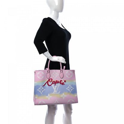 Louis Vuitton Monogram Escale Capri Onthego GM Pastel 2 of 10
