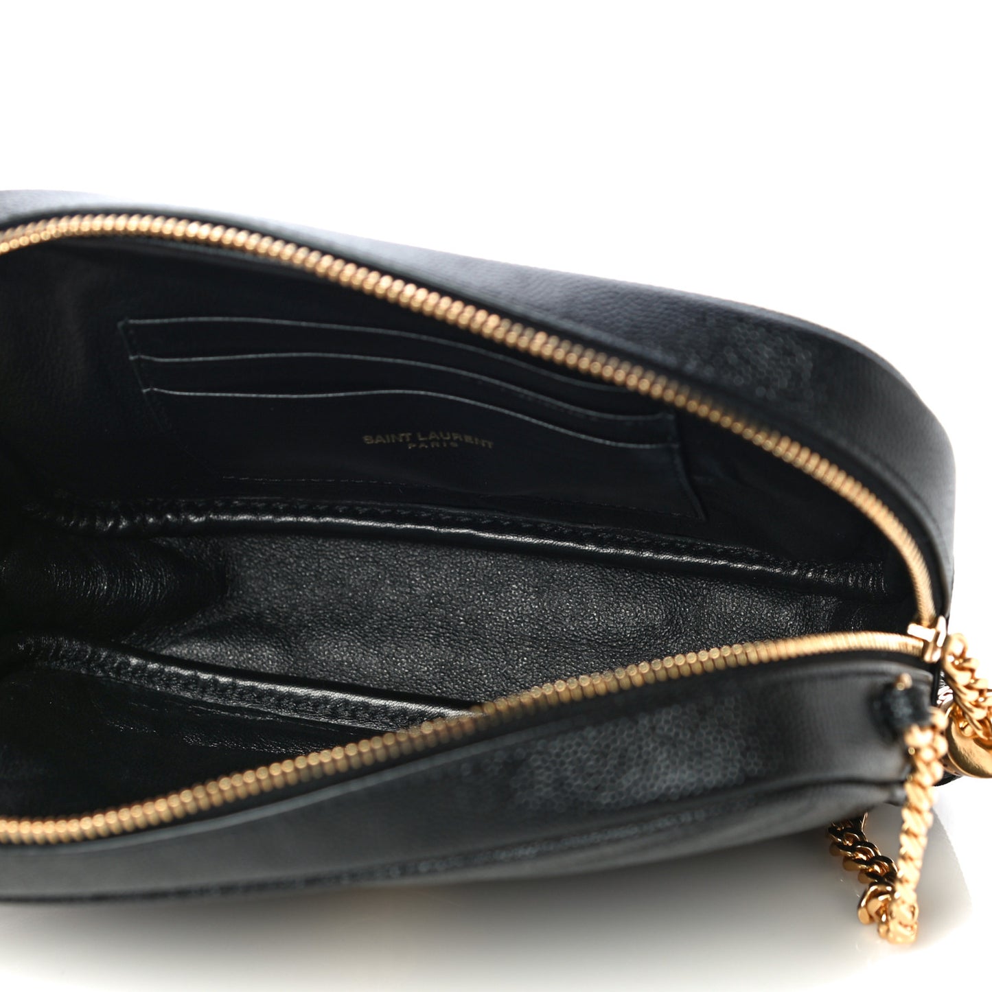 Grain De Poudre Matelasse Monogram Mini Lou Camera Bag Black
