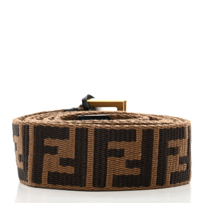 Fendi Ribbon Vitello Century FF 1974 Belt 110 44 Fango Moro 2 of 4