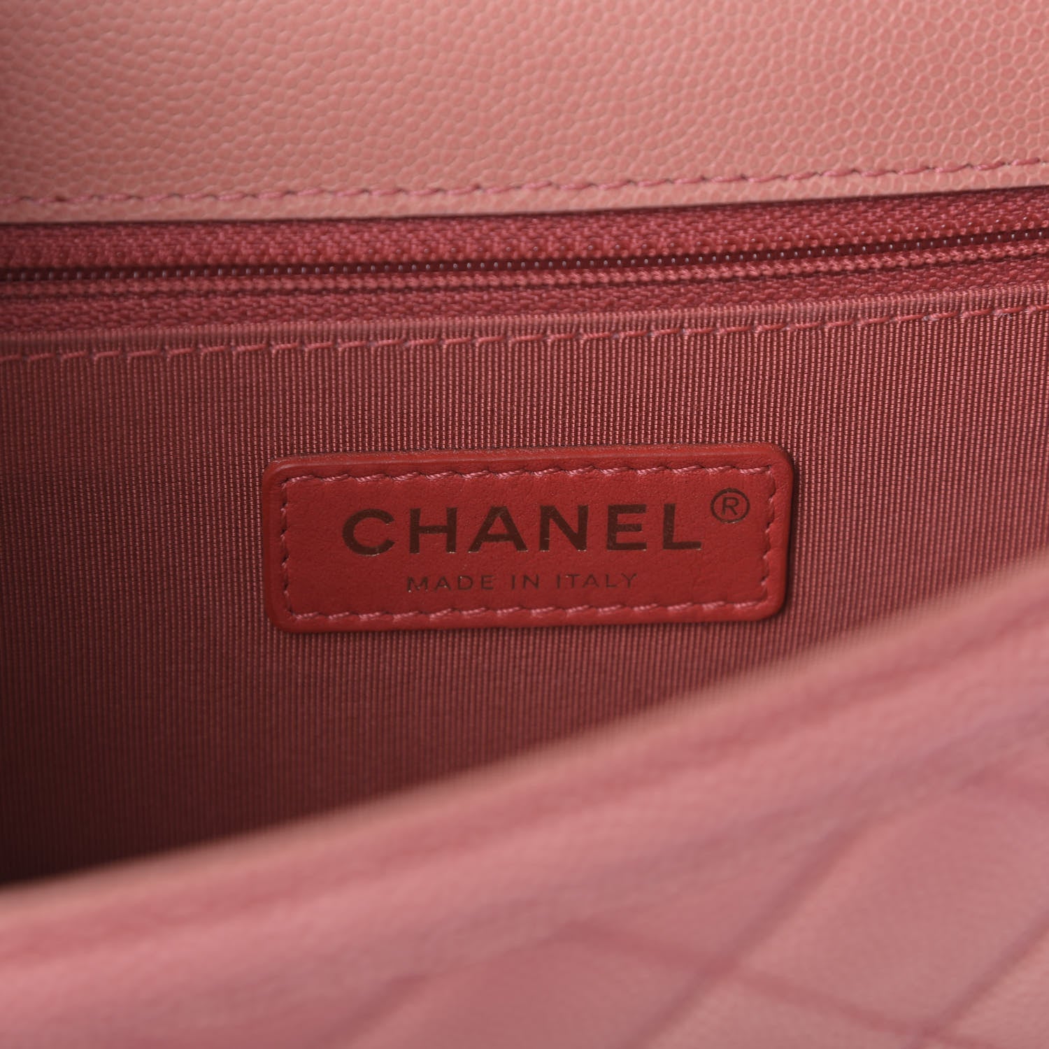 Chanel Caviar Quilted Small Sunset On The Sea Flap Coral 8 of 10