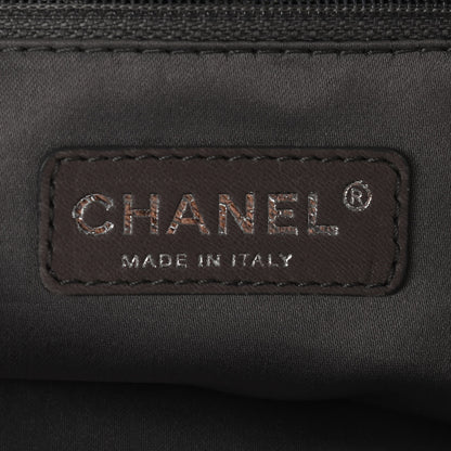 Chanel Metallic Glazed Calfskin Perforated Medium Rodeo Drive Tote Silver 6 of 9