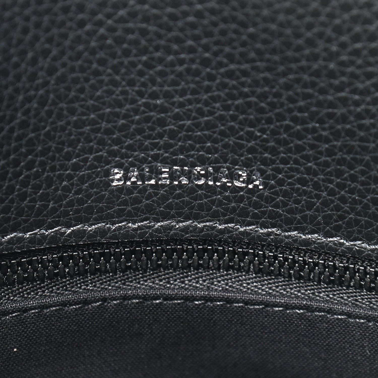 Balenciaga Supple Calfskin Rivet Small Ville Top Handle Bag Black 8 of 8