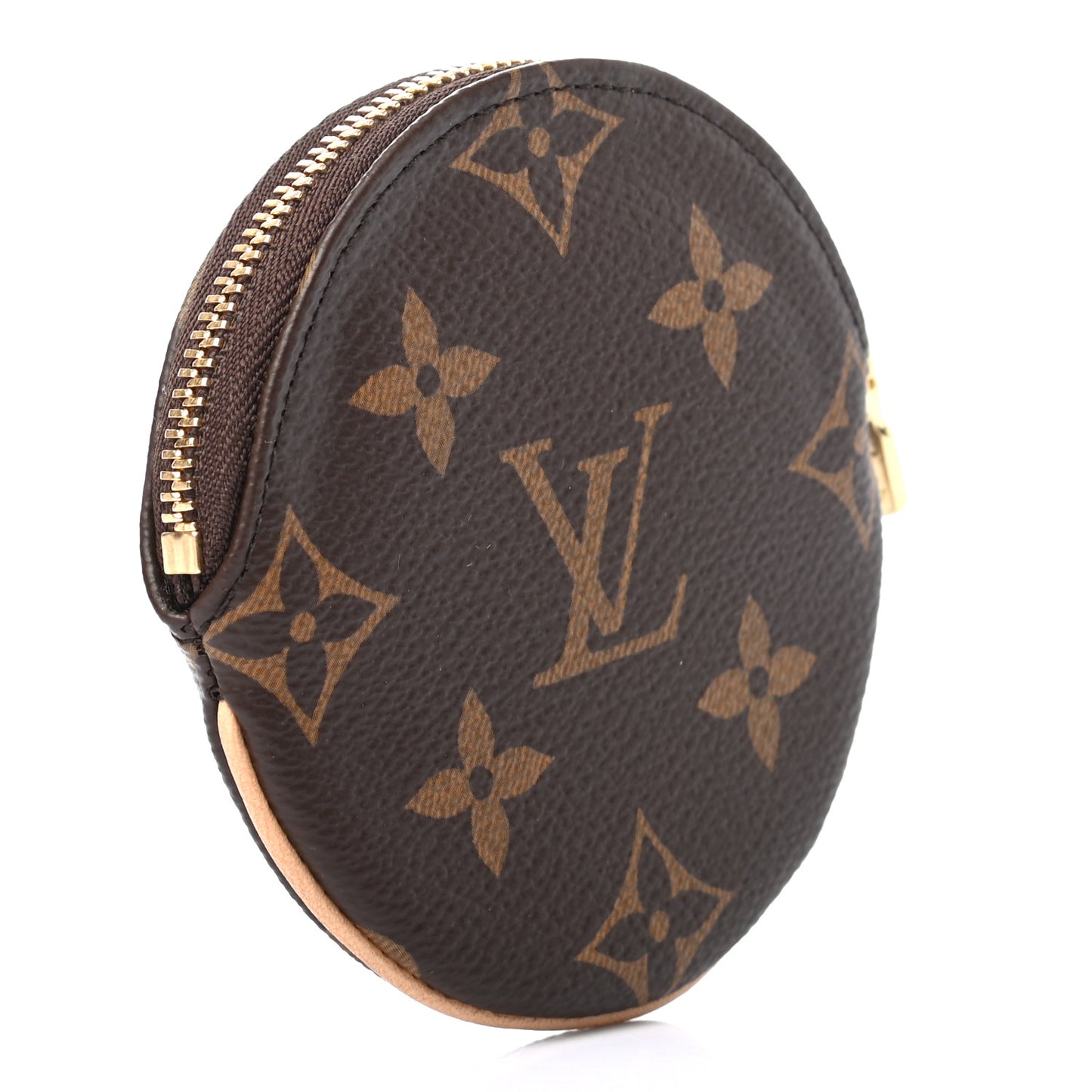 Monogram Round Coin Purse