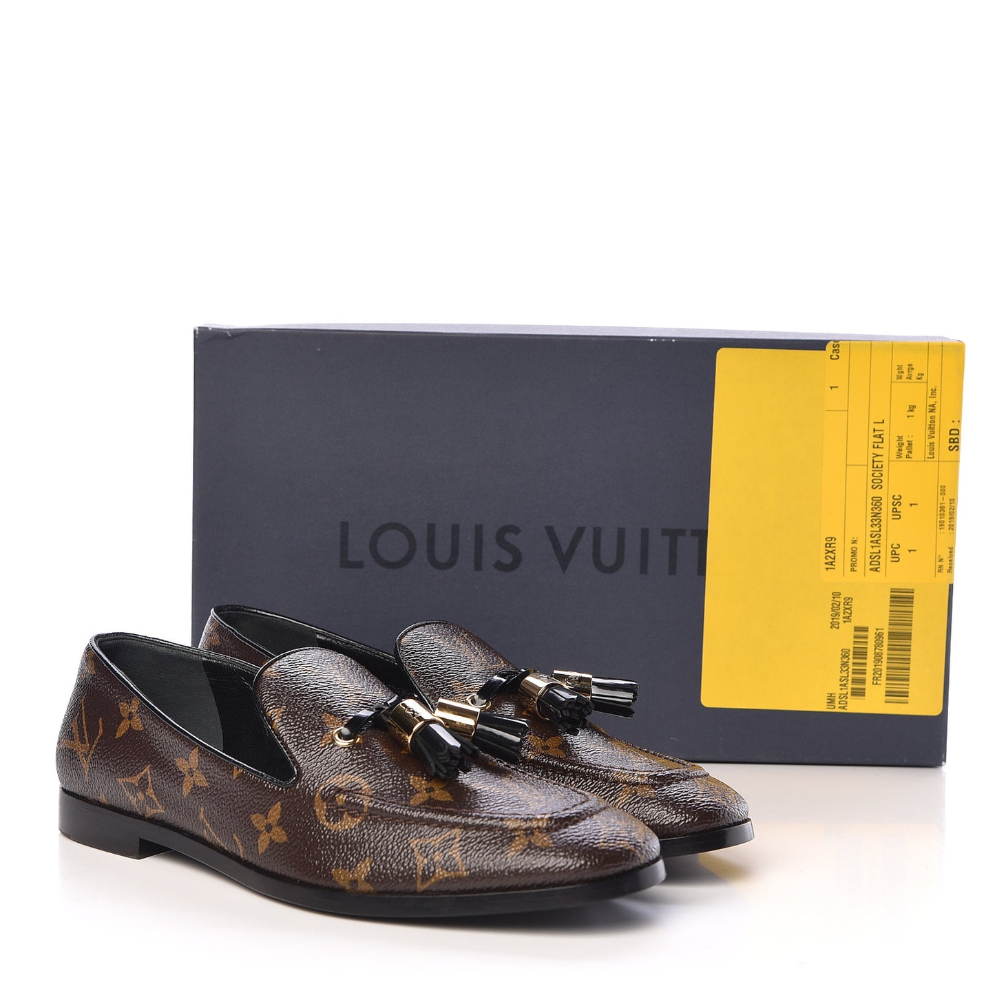 Monogram Society Loafers 36