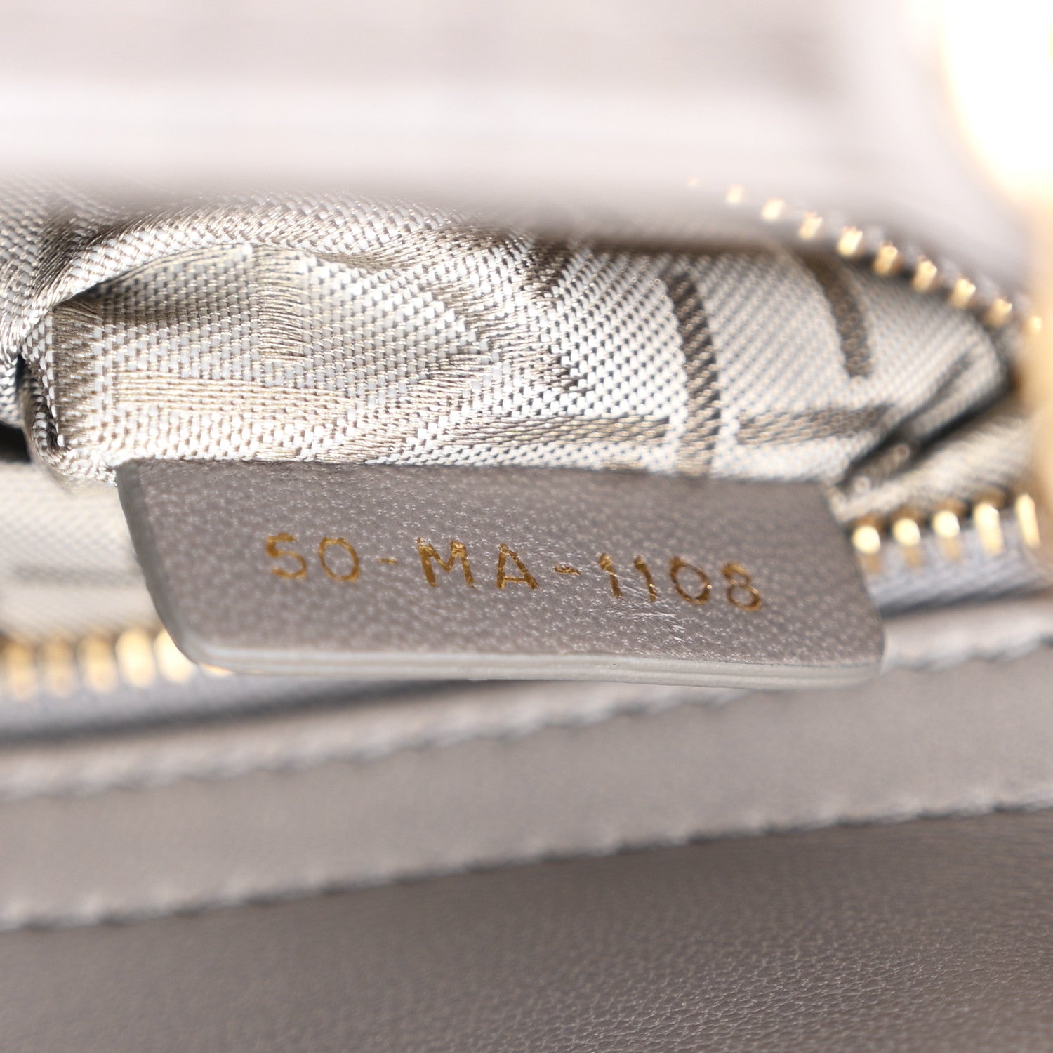 Christian Dior Lambskin Cannage Small Lucky Badges My Lady Dior Grey 7 of 10