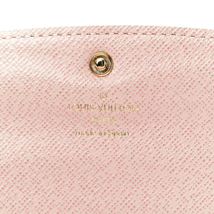 Louis Vuitton Monogram Emilie Wallet Rose Ballerine 6 of 7