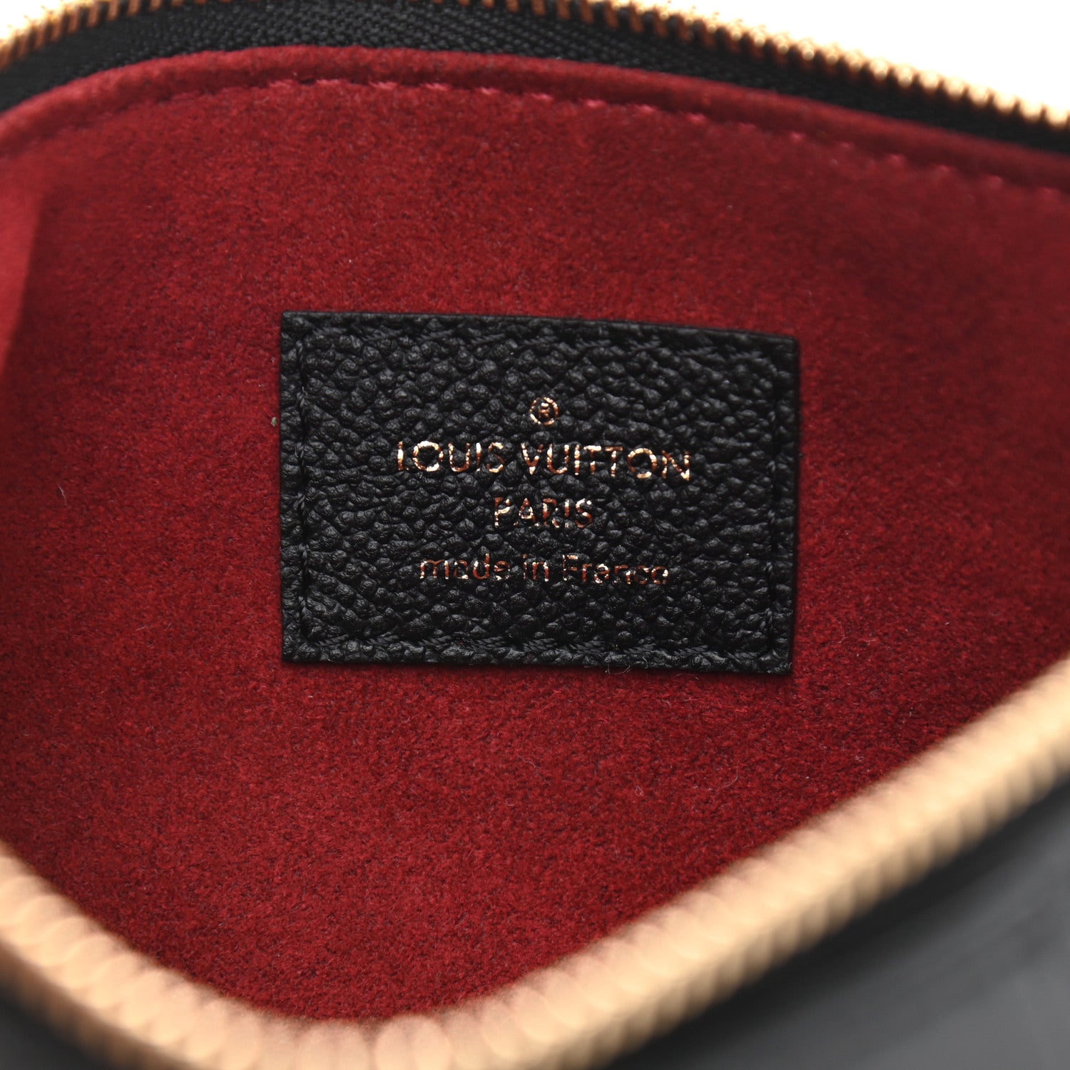 Louis Vuitton Empreinte Monogram Giant Multi Pochette Accessories Mini Pochette Black Beige 6 of 9