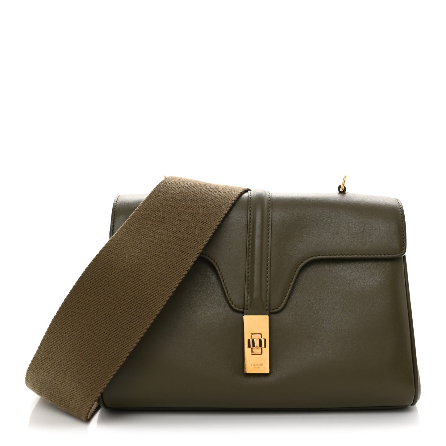 Smooth Calfskin Teen 16 Crossbody Bag Army Green