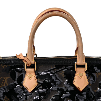 Louis Vuitton Monogram Fleur De Jais Sequins Speedy 30 12 of 13