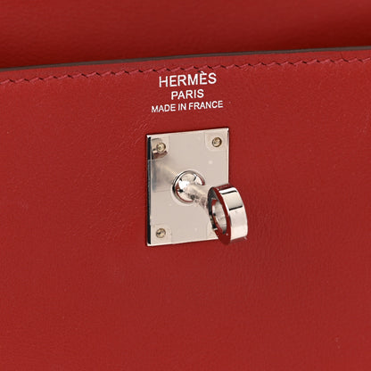 Hermes Swift Kelly Retourne 25 Rouge Piment 5 of 11