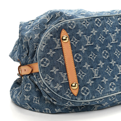 Louis Vuitton Denim Mahina XL Blue 8 of 10