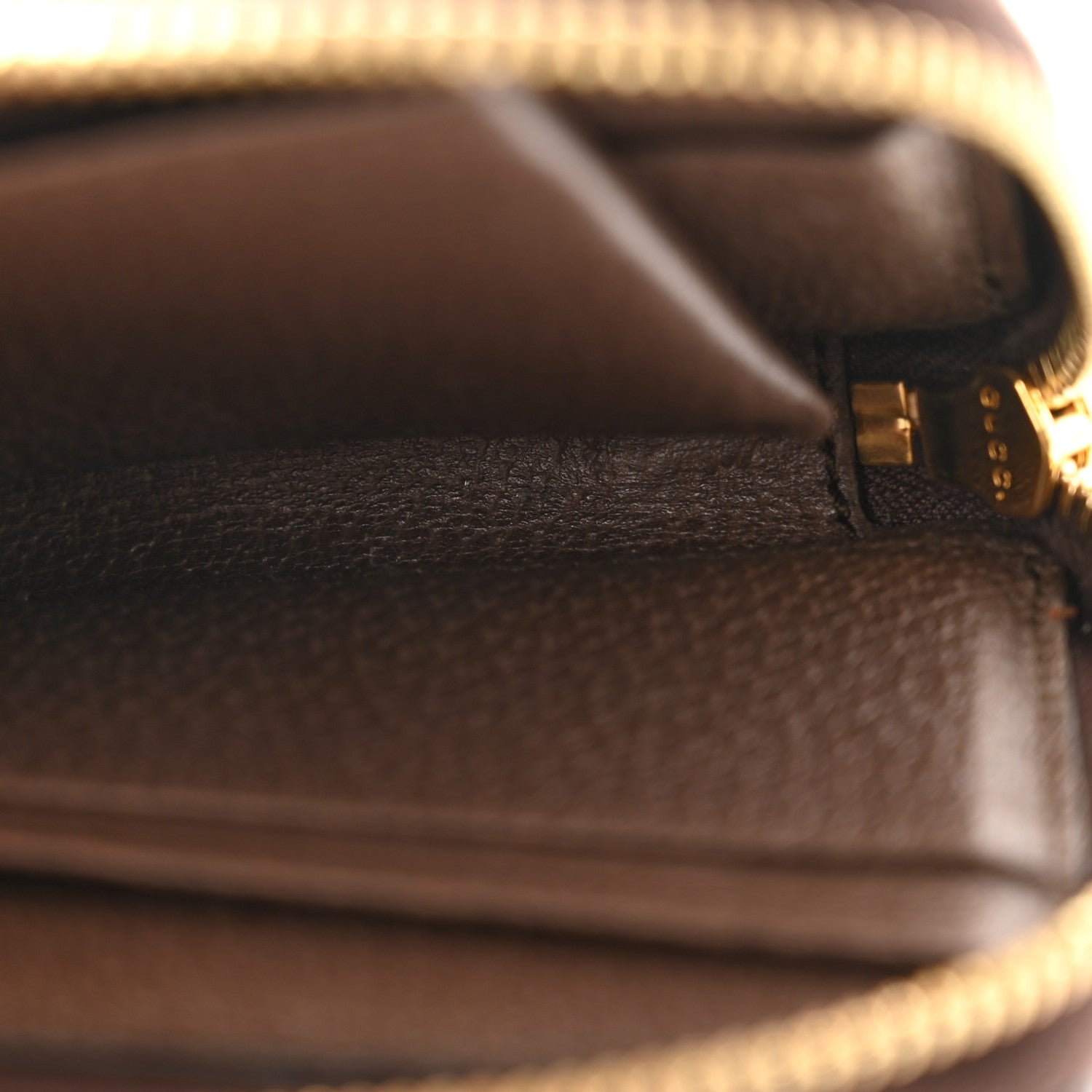 Gucci GG Supreme Monogram Web Ophidia Zip Wallet Beige New Acero 6 of 10