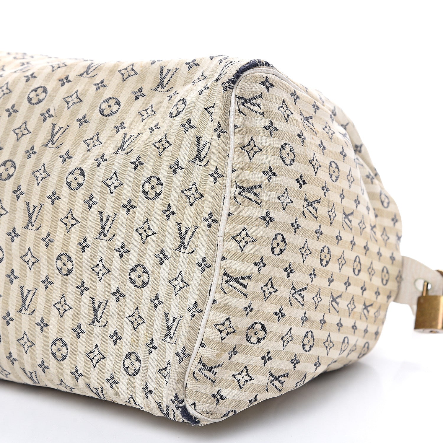 Louis Vuitton Mini Lin Croisette Speedy 30 Blue 7 of 19
