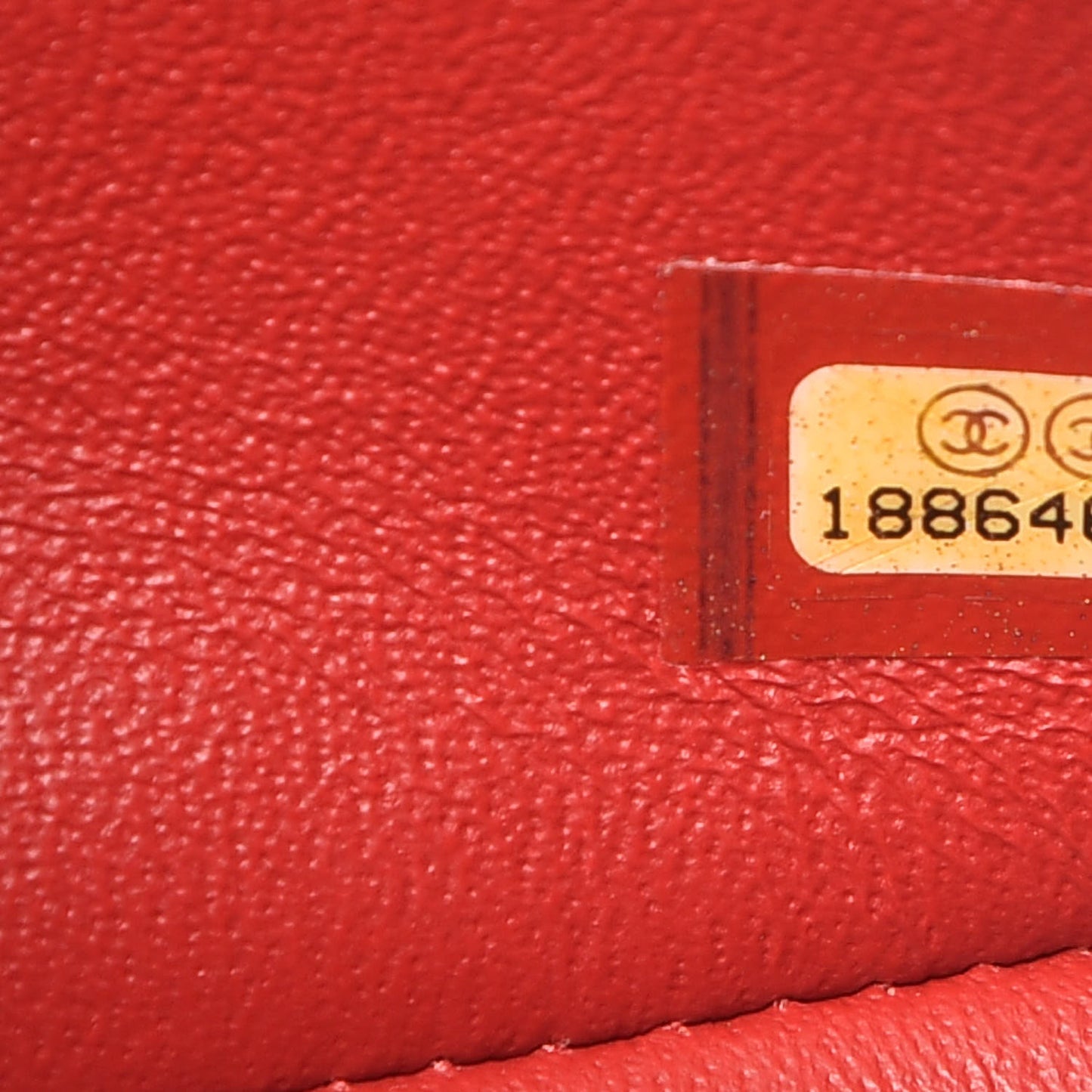 Caviar Quilted Mini Rectangular Flap Red