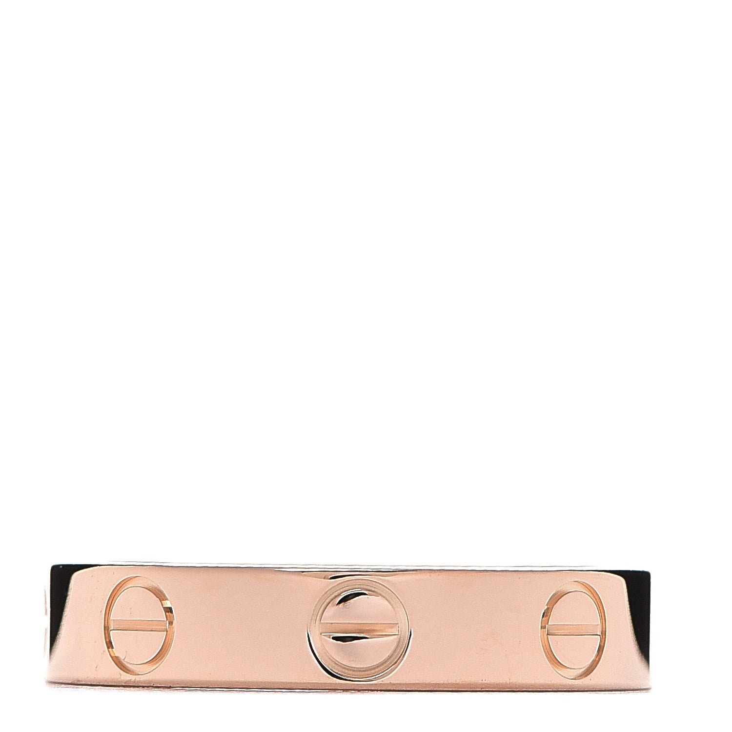 Cartier 18K Pink Gold 3.5mm LOVE Wedding Band Ring 50 5.25 2 of 3