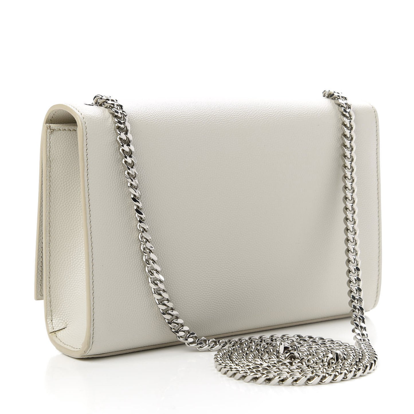 Grain De Poudre Small Monogram Kate Satchel Blanc Vintage