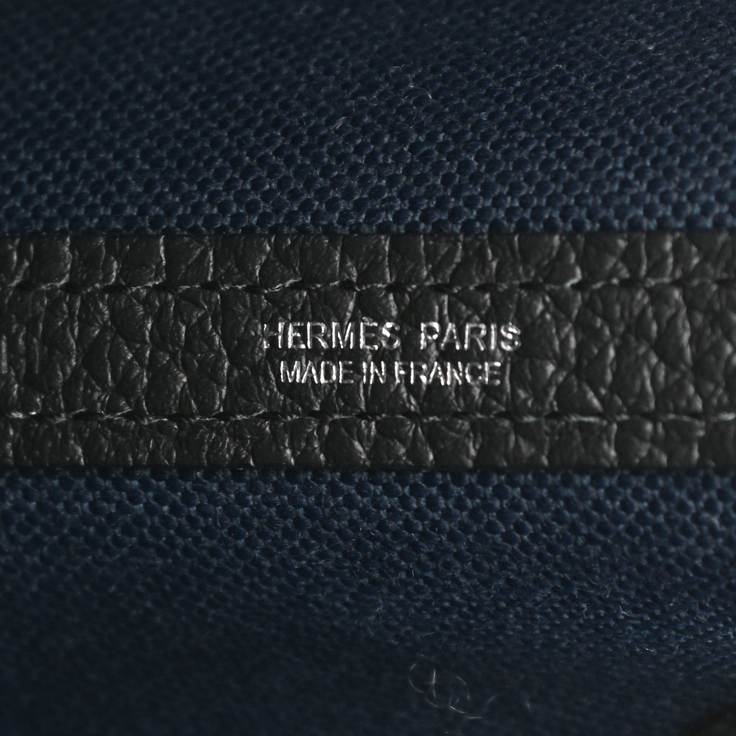 Hermes Toile Negonda Garden Party Tote 36 MM Bleu Marine Black 6 of 11