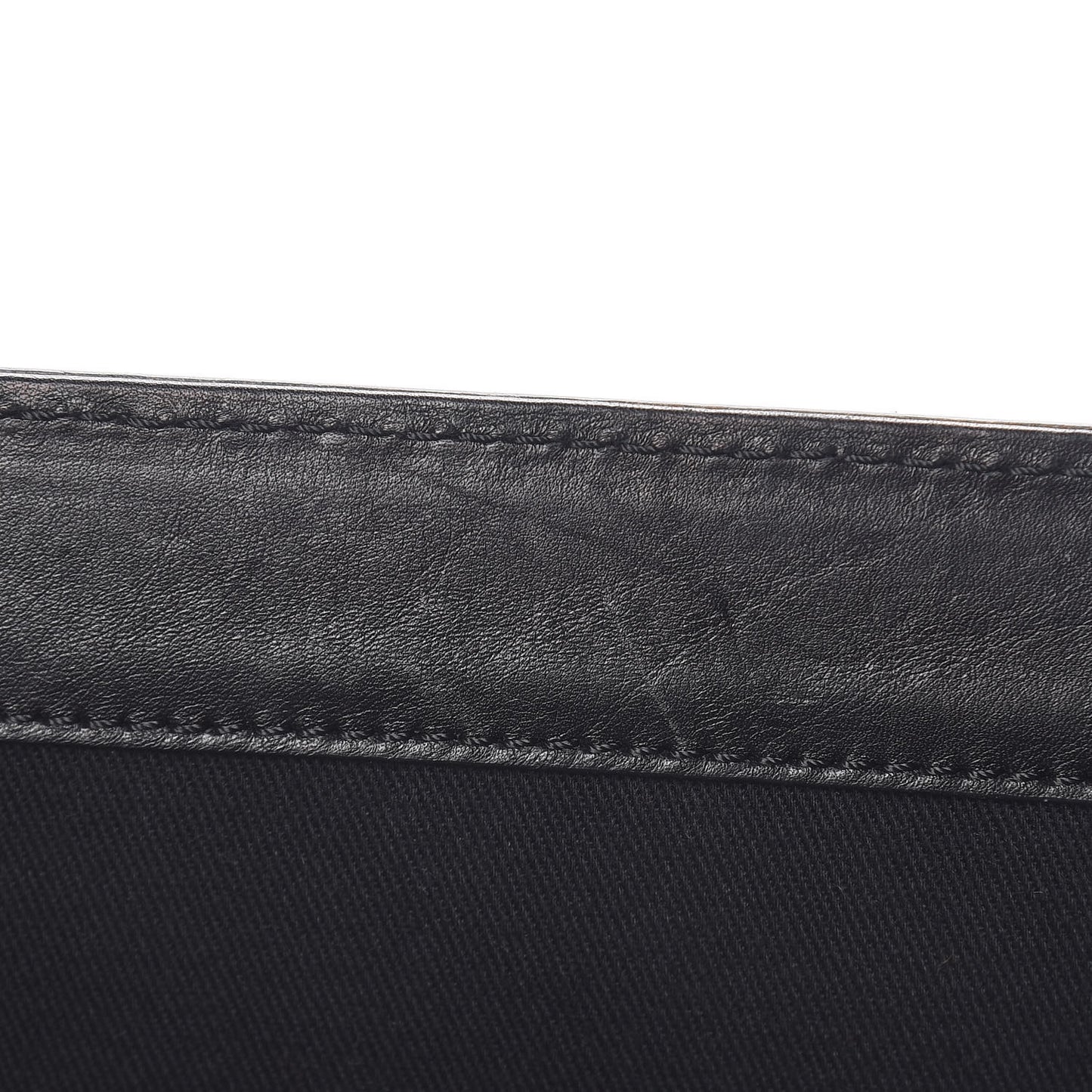 Vitello Extra Large Glam Lock Rockstud Flap Black