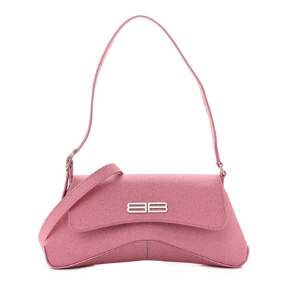 Balenciaga Sparkling Fabric Small XX Flap Stretch Bag Sweet Pink 1 of 11