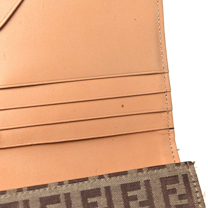 Fendi Zucchino Continental Wallet Brown 10 of 12