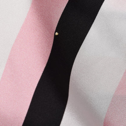 Chanel Silk CC La Pausa Square Scarf Black Pink 6 of 8