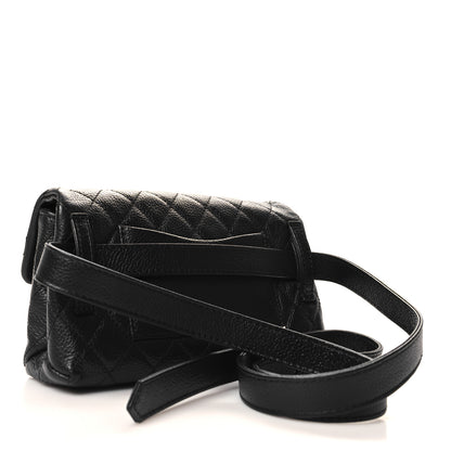 Chanel Grained Calfskin Quilted 2.55 Reissue Flap Belt Bag Clutch Black 3 of 10
