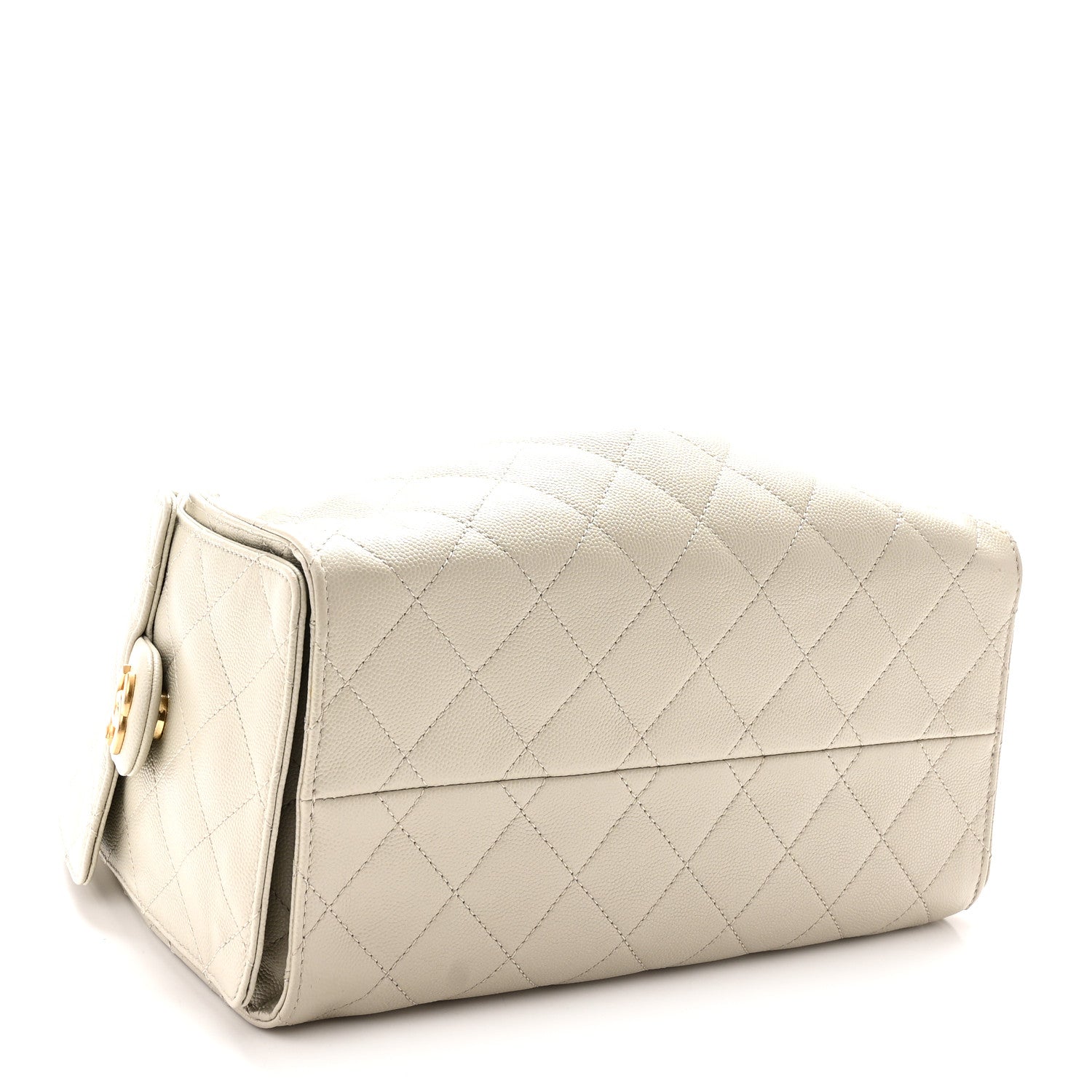 Chanel Caviar Quilted Small Chanel 25 Handbag Light Grey 4 of 10