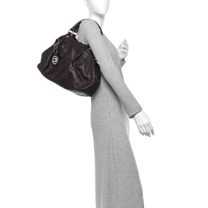Gucci Guccissima Medium Sukey Tote Chocolate 2 of 10