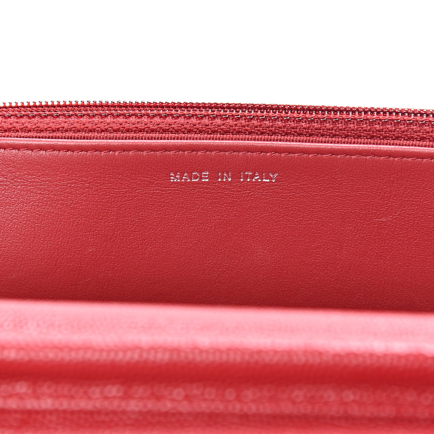 Chanel Caviar Quilted Wallet On Chain WOC Red 6 of 11