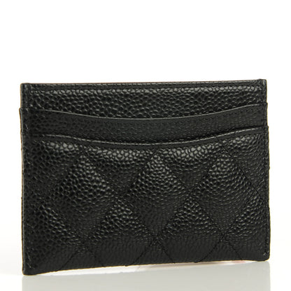Chanel Caviar Quilted Card Holder Black 3 of 8