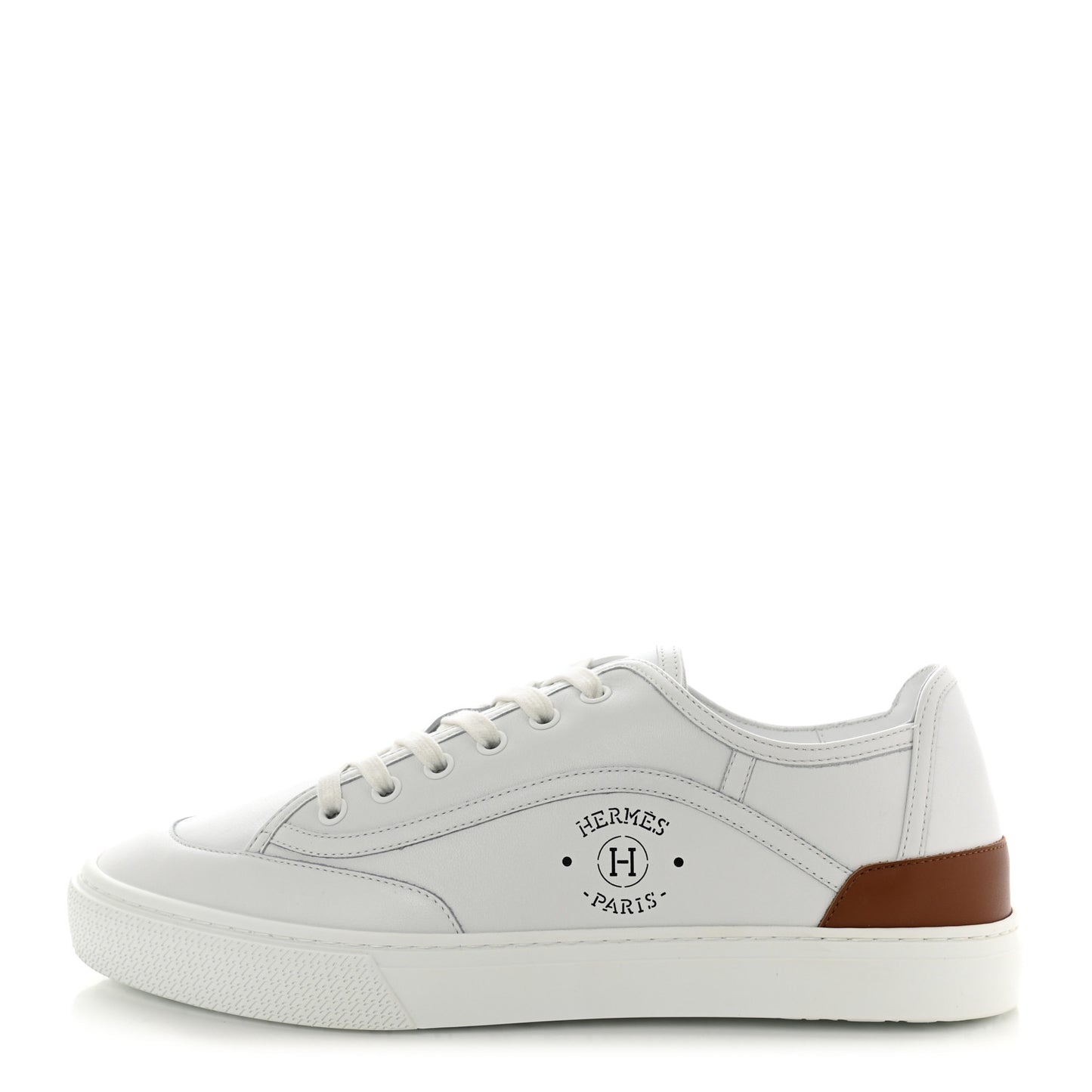 Calfskin Mens Get Sneakers 42 White