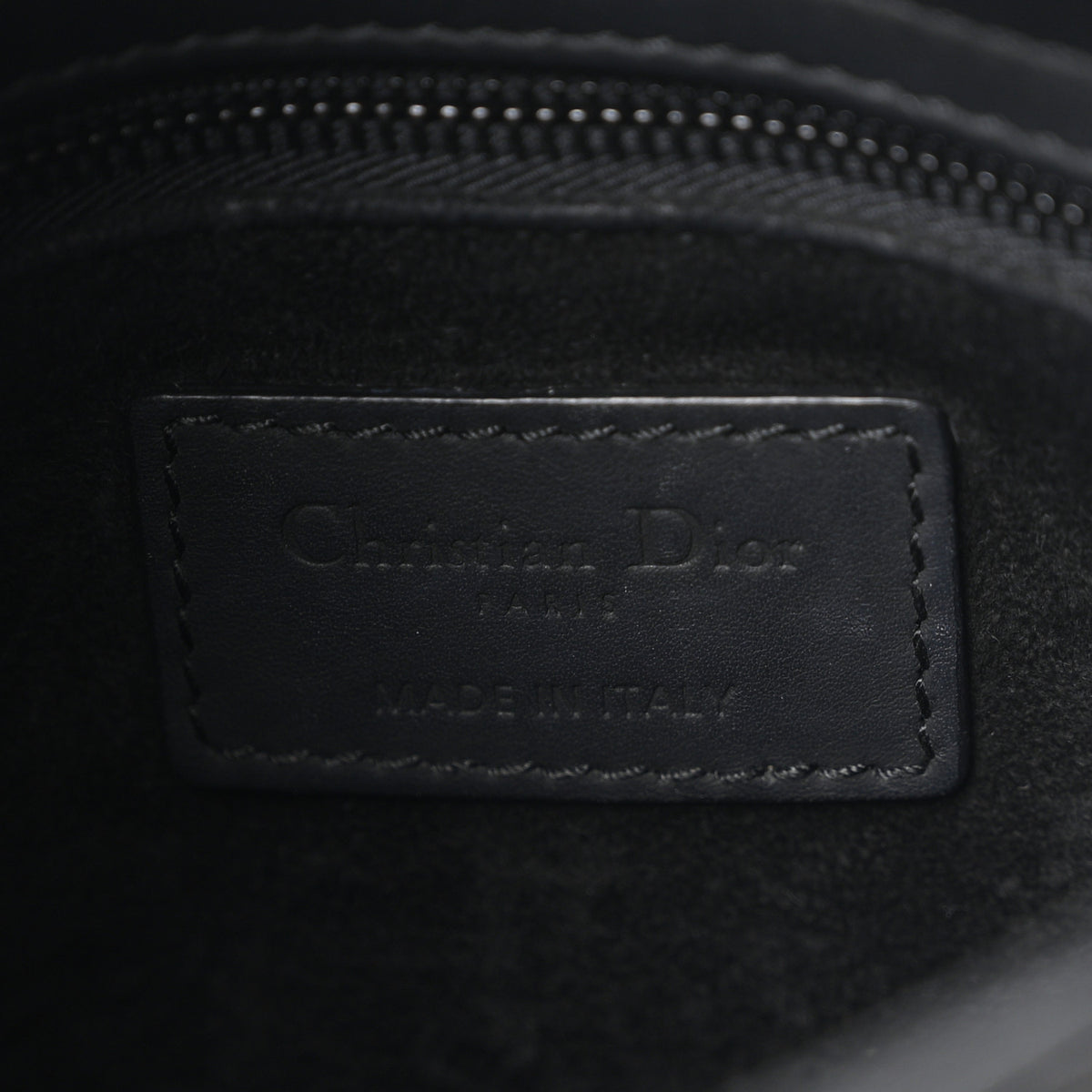 Ultra Matte Calfskin Cannage Mini Lady Dior Black