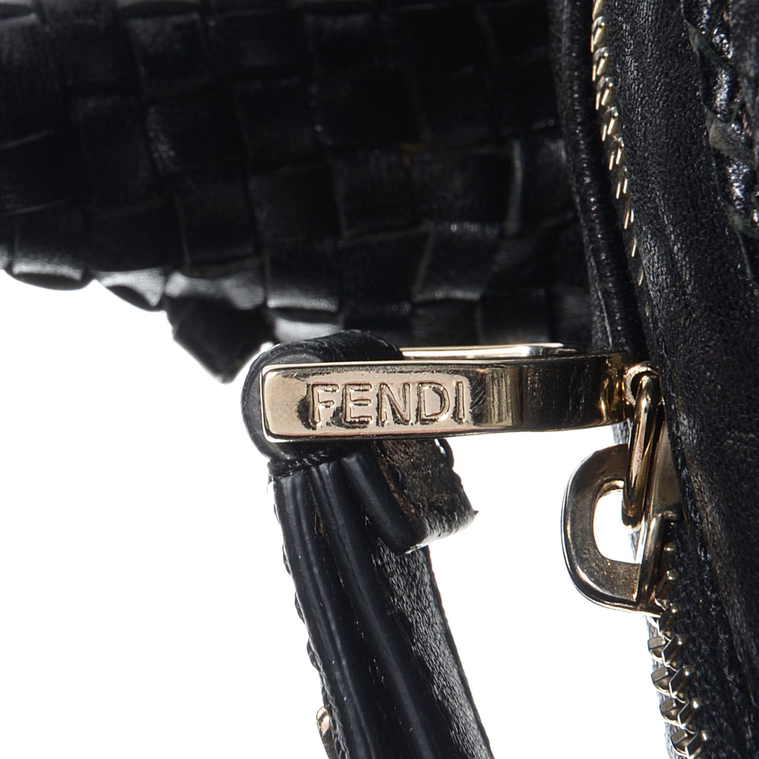 Fendi Zucca Nappa Nuvolata Vitello Tortuga Spy Bowler Tobacco Moro 10 of 10