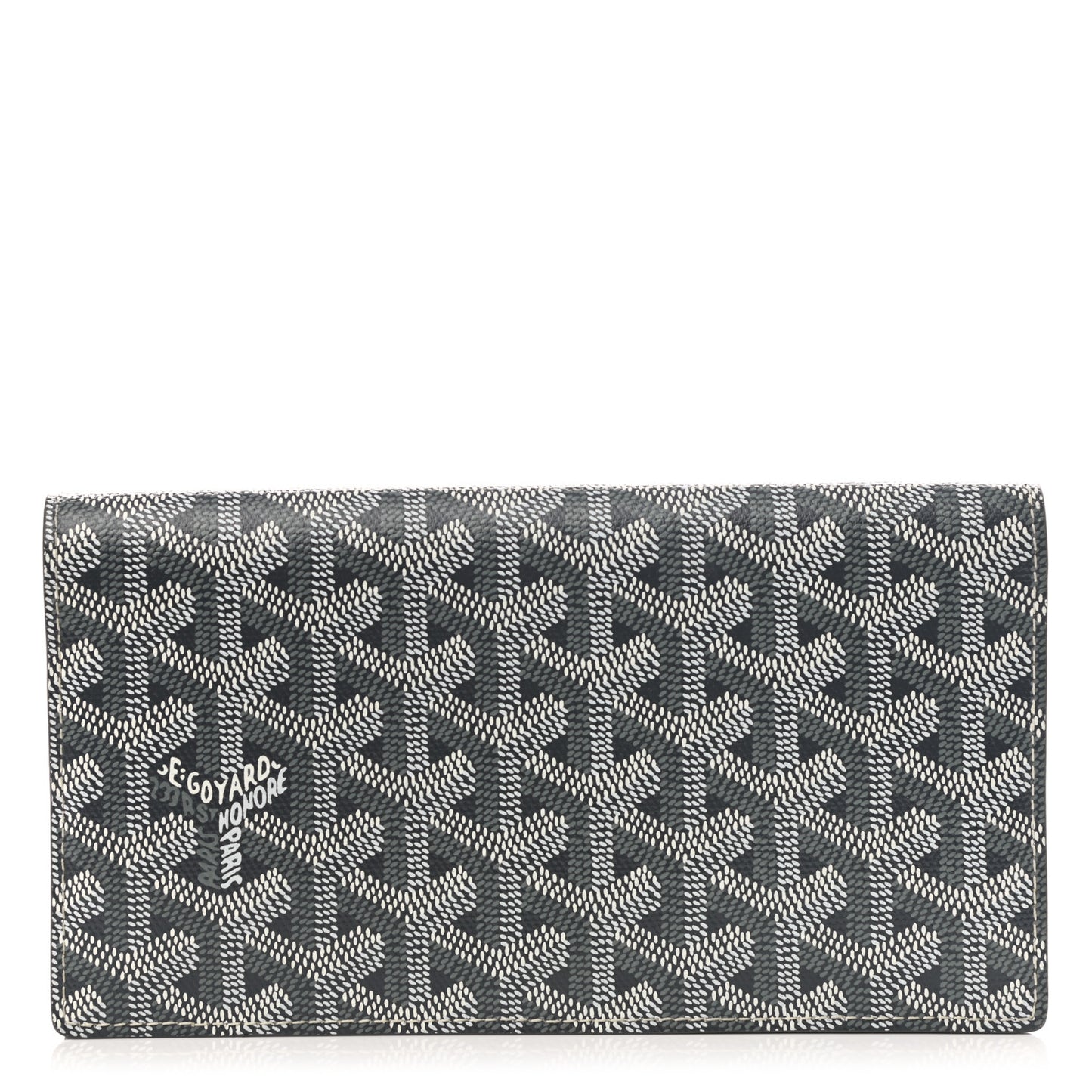 Goyardine Long Bi-Fold Wallet Black
