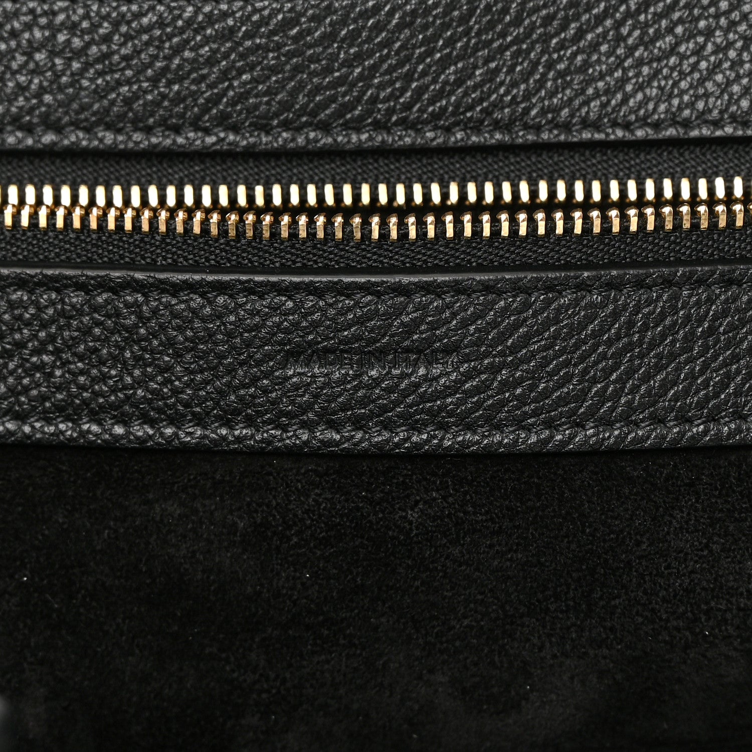 Celine Soft Grained Calfskin Medium Belt Cabas Phantom Black 7 of 11