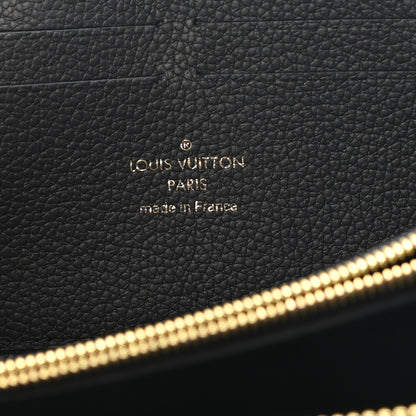 Louis Vuitton Empreinte Clemence Wallet Black 6 of 7