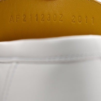 Hermes Calfskin Womens Paris Loafers 37 White Bois De Santal 6 of 9