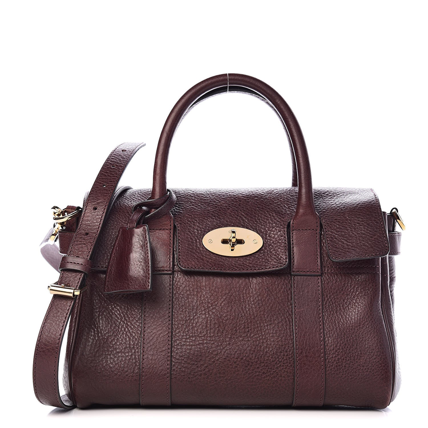 Mulberry Vegetable Tanned Calfskin Small Bayswater Oxblood 1 of 21