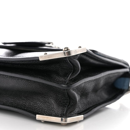 Prada Glace Calf Large Soft Cahier Bag Black Astrale 12 of 13
