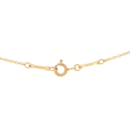 Tiffany 18K Yellow Gold Diamond .41ct Elsa Peretti Diamonds by the Yard Pendant Necklace 4 of 5