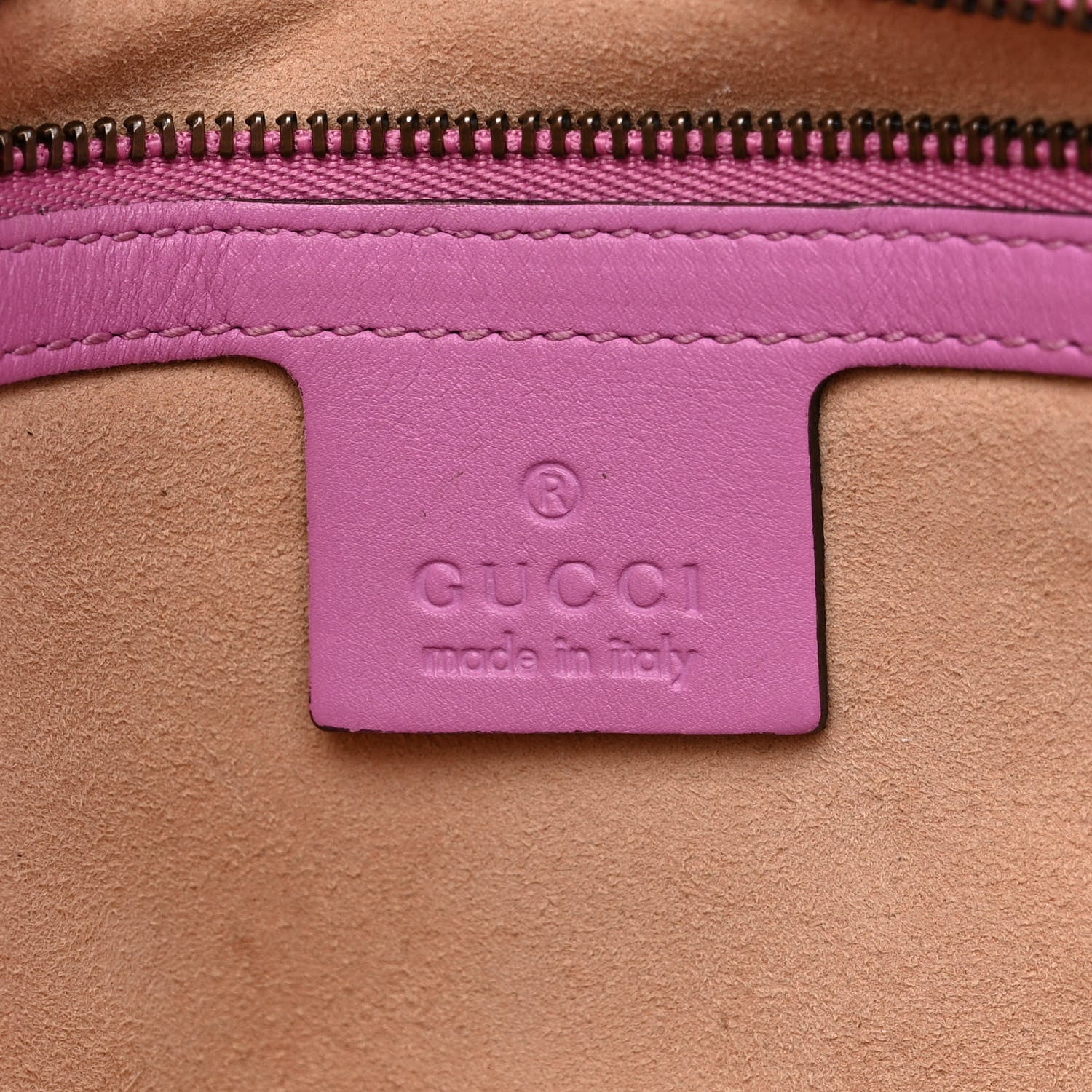 Gucci Calfskin Matelasse Medium GG Marmont Shoulder Bag Candy Mousse 6 of 20