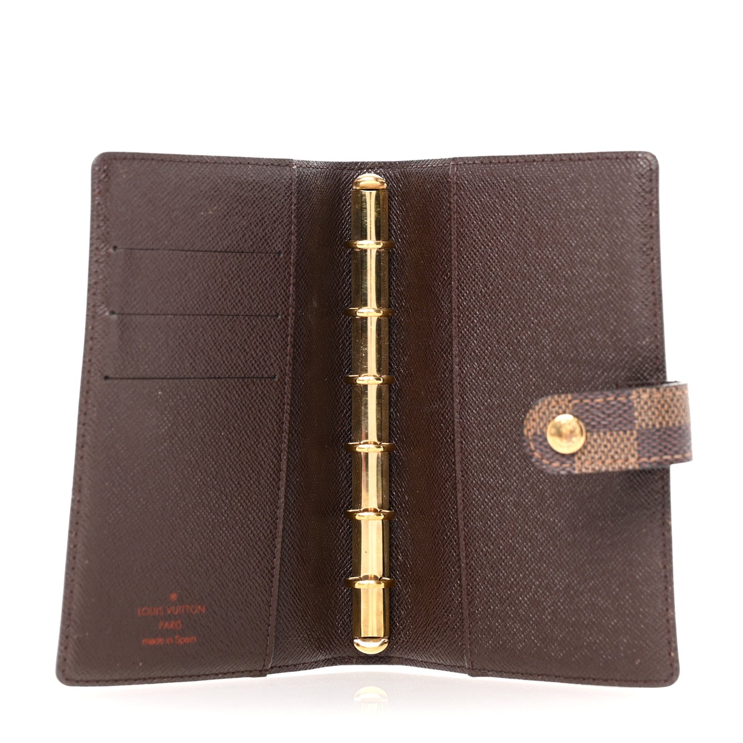 Damier Ebene Small Ring Agenda Cover