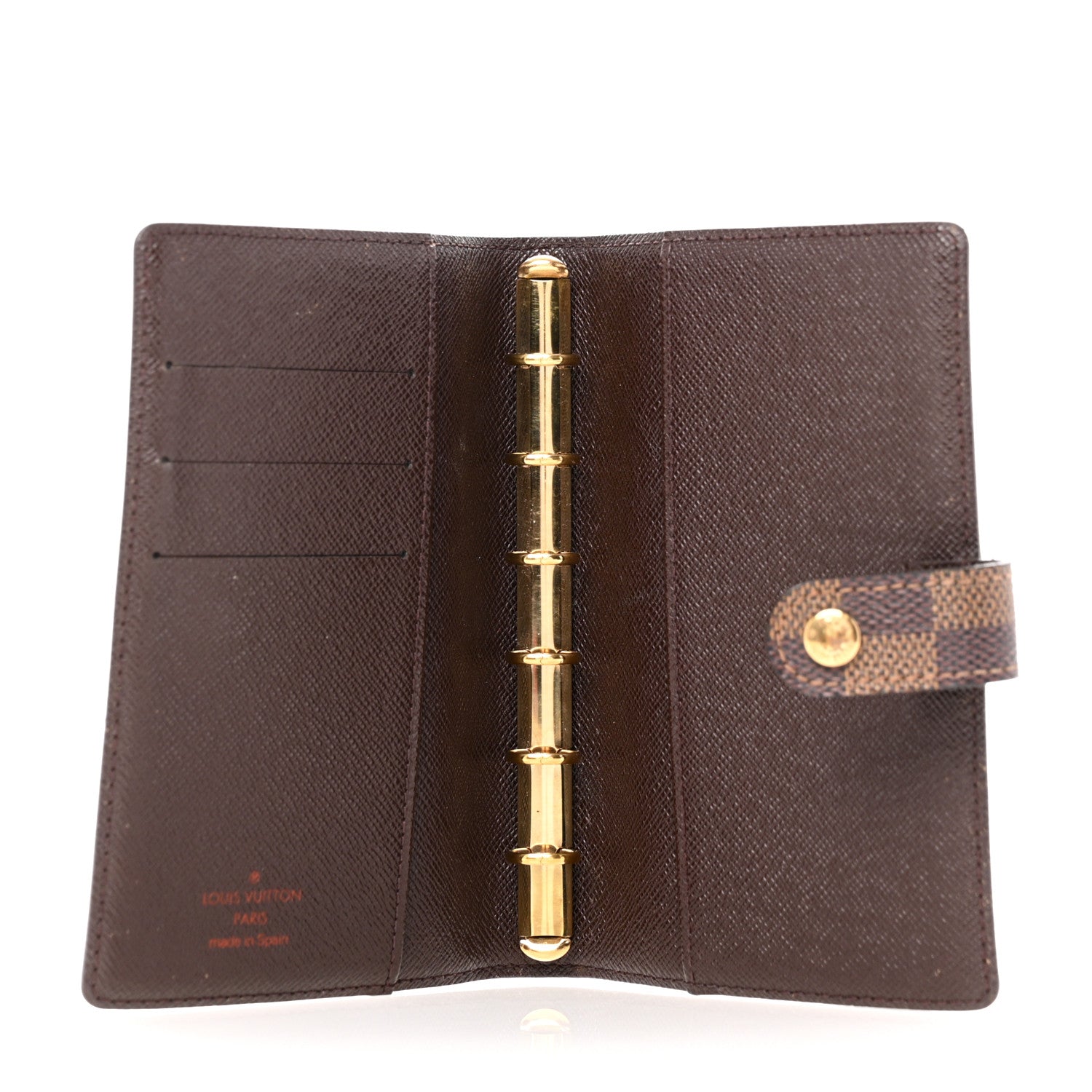 Louis Vuitton Damier Ebene Small Ring Agenda Cover 5 of 11