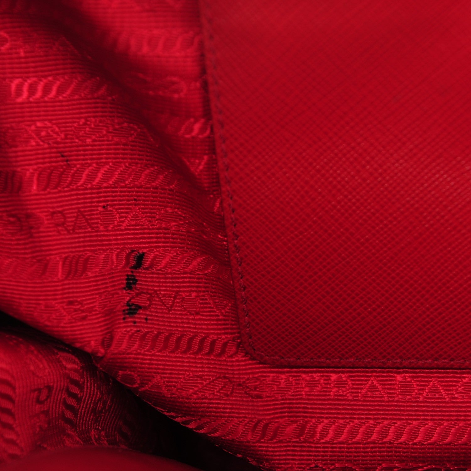 Prada Saffiano Large Galleria Double Zip Tote Fuoco 12 of 12