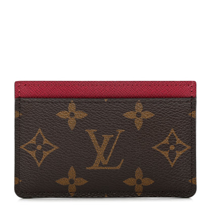 Louis Vuitton Monogram Card Holder Fuchsia 1 of 6