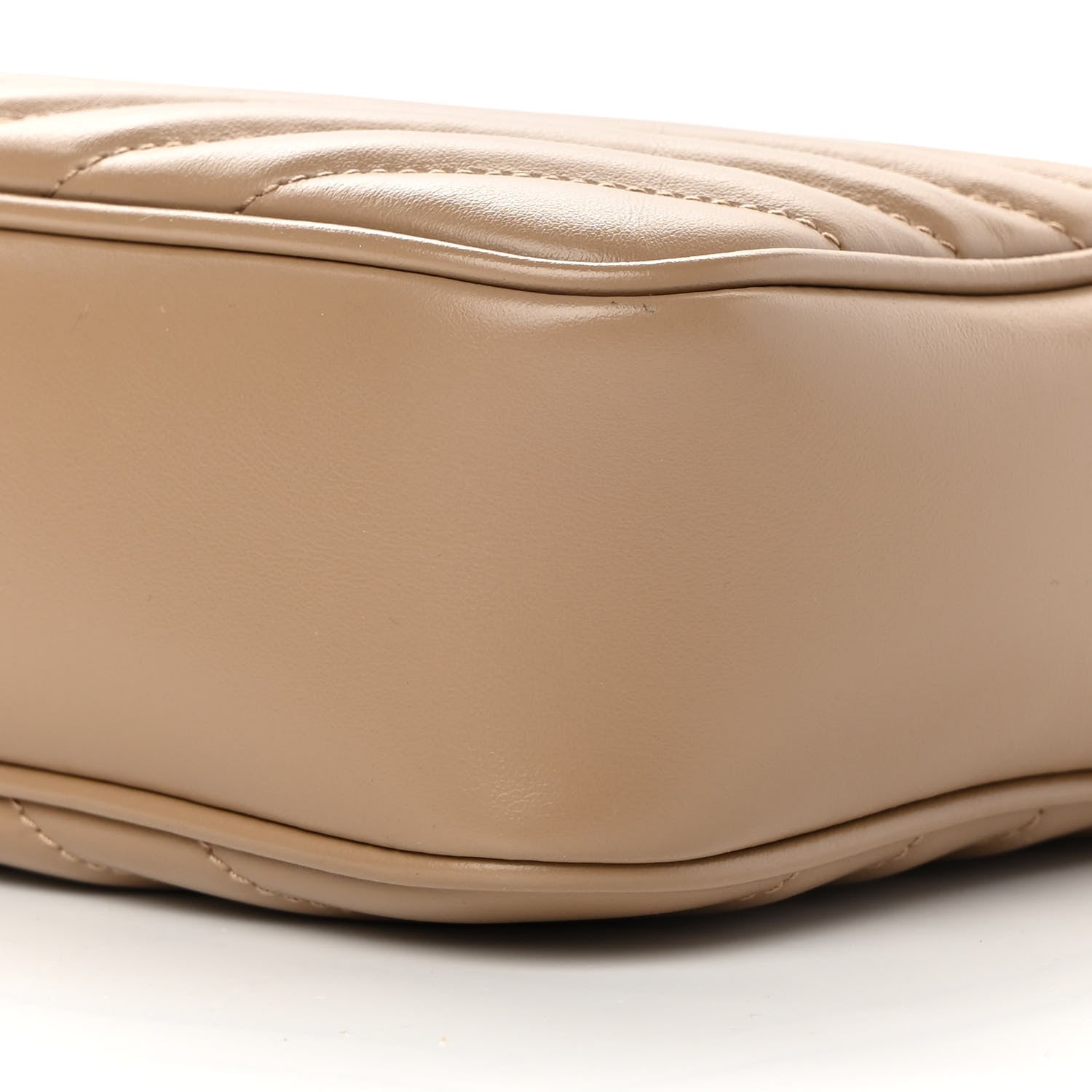 Saint Laurent Calfskin Matelasse Monogram Lou Camera Bag Dark Beige 10 of 10